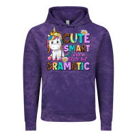 Cloud Purple cute smart and a little bit dramatic unicorn Vintage Hoodie - AdoDesignShop