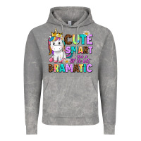Cloud Rock cute smart and a little bit dramatic unicorn Vintage Hoodie - AdoDesignShop