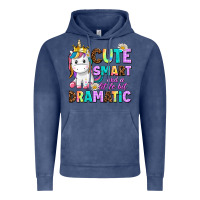 Vintage Denim cute smart and a little bit dramatic unicorn Vintage Hoodie - AdoDesignShop