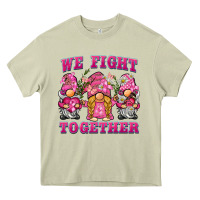 Mossy we fight together breast cancer gnome Heavy Core Tee - BarkalooDesign
