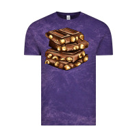 Cloud Purple nut and chocolate Vintage Tee - AdoDesignShop