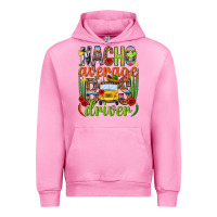 Fuchsia Pink Nacho average bus driver Mexico Urban Hoodie - HowdyJamesFarm