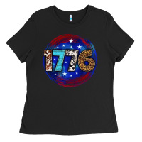 Western 1776 4th Of July Billie Wilder Ladies Tee | Teevron