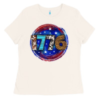 Bone western 1776 4th of july billie wilder Ladies Tee - texasbilliewilder