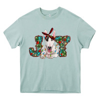 Arona Christmas joy bull terrier Heavy Core Tee - RanaPortraitStore