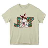 Mossy Christmas joy bull terrier Heavy Core Tee - RanaPortraitStore