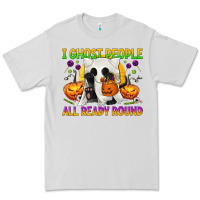 Dove Grey I Ghost People All Ready Round Premium Tee - texasbilliewilder