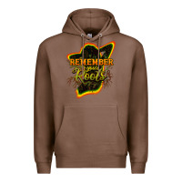 Chestnut remember your roots Premium Hoodie - NancyCooperArtShop
