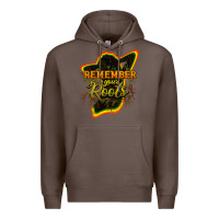 Coffee remember your roots Premium Hoodie - NancyCooperArtShop