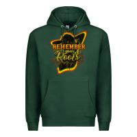 Sports Green remember your roots Premium Hoodie - NancyCooperArtShop
