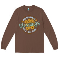 Chestnut my greatest blessing call me nana Long Sleeve Tee - MaliasSmallBusiness