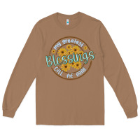 Toasted Coconut my greatest blessing call me nana Long Sleeve Tee - MaliasSmallBusiness
