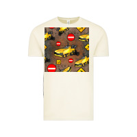 Vintage Arctic asphalt paver seamless pattern Vintage Tee - BundleAndBundleShop