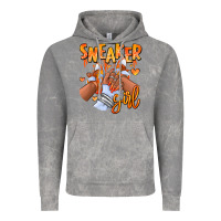 Cloud Rock orange galaxy sneaker girl afro woman Vintage Hoodie - RanaPortraitStore