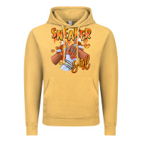 Orange Galaxy Sneaker Girl Afro Woman Vintage Hoodie | Teevron