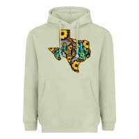Matcha Western Texas Map Heavyweight Hoodie - Bettercallsaul