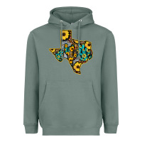 Sage Western Texas Map Heavyweight Hoodie - Bettercallsaul