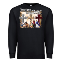 Christmas Begins With Christ Premium Sweatshirt | Teevron