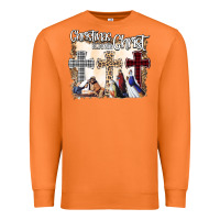 Carrot Christmas Begins With Christ Premium Sweatshirt - Bettercallsaul