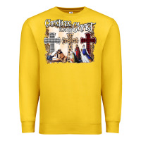 Lemon Christmas Begins With Christ Premium Sweatshirt - Bettercallsaul
