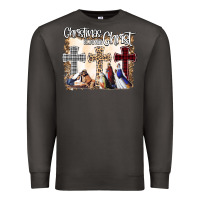 Smoke Christmas Begins With Christ Premium Sweatshirt - Bettercallsaul