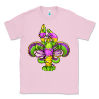 Bubblegum Pink mardi gras crawfish fleur de lis Classic Tee - Jasminsmagicworld