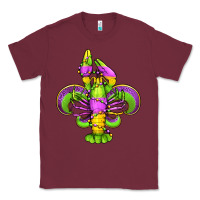 Burgundy mardi gras crawfish fleur de lis Classic Tee - Jasminsmagicworld