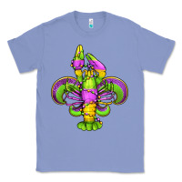 Colony Blue mardi gras crawfish fleur de lis Classic Tee - Jasminsmagicworld