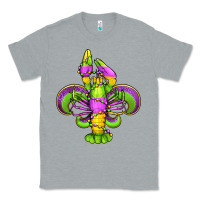 Heather Grey mardi gras crawfish fleur de lis Classic Tee - Jasminsmagicworld