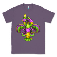 Lavender mardi gras crawfish fleur de lis Classic Tee - Jasminsmagicworld
