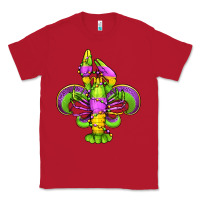 Red mardi gras crawfish fleur de lis Classic Tee - Jasminsmagicworld