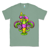 Sage mardi gras crawfish fleur de lis Classic Tee - Jasminsmagicworld