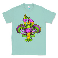 Seafoam mardi gras crawfish fleur de lis Classic Tee - Jasminsmagicworld