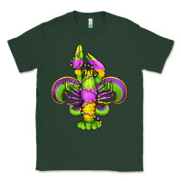 Sports Green mardi gras crawfish fleur de lis Classic Tee - Jasminsmagicworld