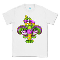 White mardi gras crawfish fleur de lis Classic Tee - Jasminsmagicworld