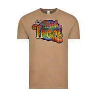 Trick Or Treat Black Vintage Tee | Teevron