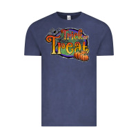 Vintage Denim trick or treat black Vintage Tee - JahusDesignShop