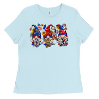 Usa With Gnome Billie Wilder Ladies Tee | Teevron