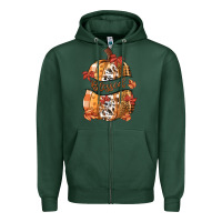 Sports Green blessed Zipper Hoodie - MaliasSmallBusiness