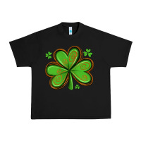 Black st patricks day shamrock with glitter Urban Heavy Tee - Artiststas