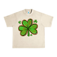 Sandshell st patricks day shamrock with glitter Urban Heavy Tee - Artiststas