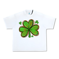 White st patricks day shamrock with glitter Urban Heavy Tee - Artiststas
