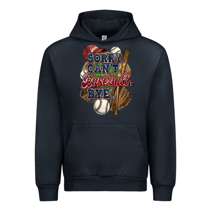 Sorry Can't Baseball Bye Urban Hoodie by HowdyJamesFarm | Teevron