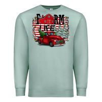 Seafoam Farm Life Christmas Premium Sweatshirt - Bettercallsaul