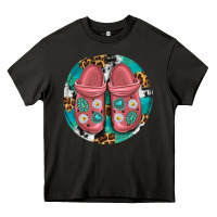 Asphalt western crocin Heavy Core Tee - texasbilliewilder
