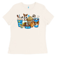 Bone corgi coffee cups Ladies Tee - Zillion Design Studio