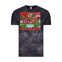 Cloud Black fiesta with pepper Vintage Tee - Artiststas