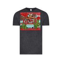 Vintage Black fiesta with pepper Vintage Tee - Artiststas