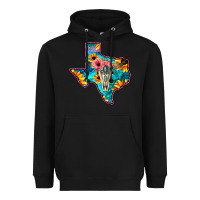 Black Western Sunflower, Rose, Gemstsone, Turquoise Bull Skull Heavyweight Hoodie - Bettercallsaul