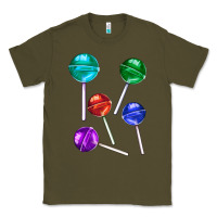 Army Green lollipops Classic Tee - AdoDesignShop